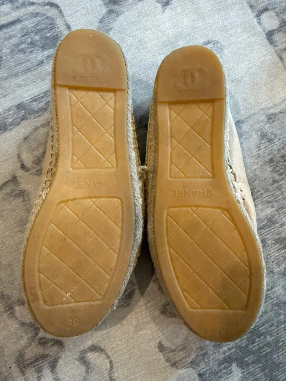 Chanel Leather Espadrilles